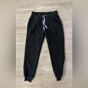 FIGS Black Zamora Jogger Scrub Pants